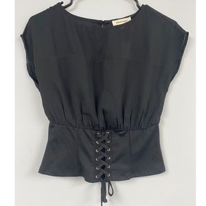 Black Corset Style Top